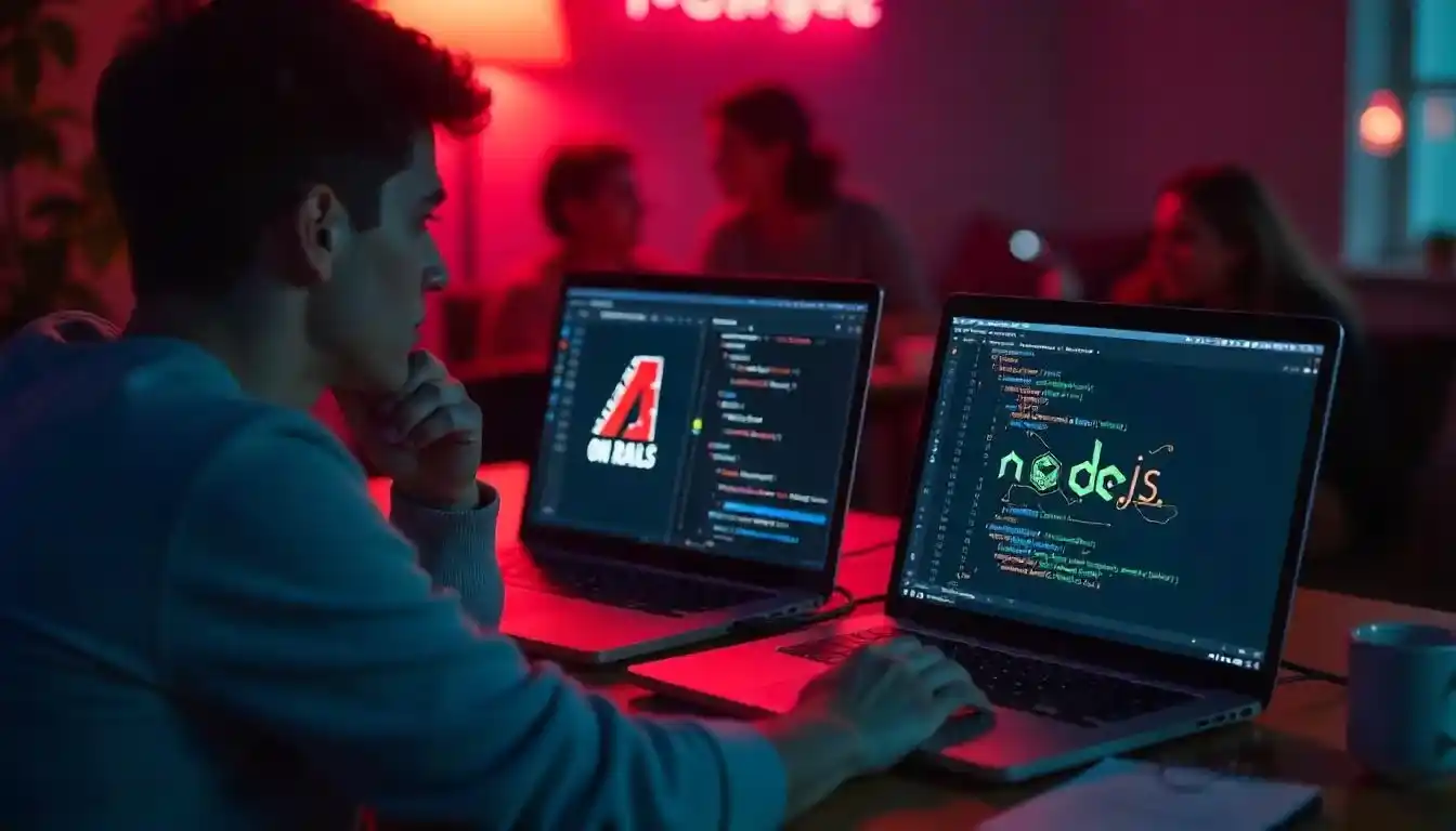 ruby on rails vs node.js